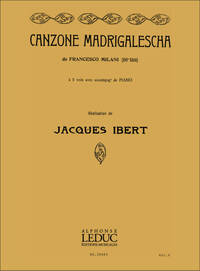 FRANCESCO MILANI: CANZONE MADRIGALESCHA (VOCAL DUETS)