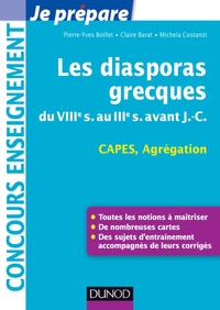 Les diasporas grecques - du VIIIe s. au IIIe s. avant J.-C. - Capes, Agrégation