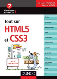 TOUT SUR HTML5 ET CSS3