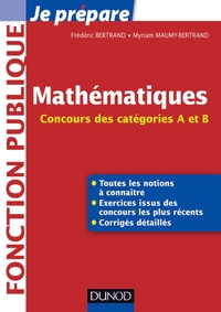 Mathématiques - Concours des catégories A et B