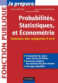 Probabilités, Statistiques et Econométrie - Concours des catégories A et B