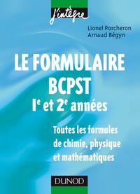 Le formulaire BCPST 1re et 2e années - 1200 formules de chimie, physique et mathématiques