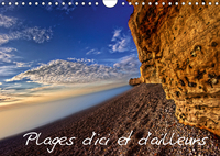 Plages d'Ici et d'Ailleurs (Calendrier mural 2019 DIN A4 horizontal)