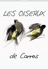 Les oiseaux de Carros (Calendrier mural 2019 DIN A3 vertical)