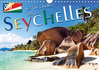 Seychelles - Les plus belles plages, Soleil, mer et sable. (Calendrier mural 2019 DIN A4 horizontal)