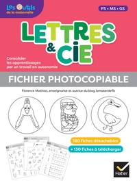 LETTRES ET CIE - FRANCAIS PS-MS-GS- ED. 2023 - FICHES PHOTOCOPIABLES