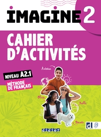 IMAGINE 2 - NIV. A2.1 - EDITION 2022 - CAHIER + CD MP3 + DIDIERFLE.APP