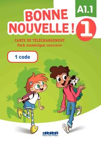 BONNE NOUVELLE ! - NIV.1 - CARTE DE TELECHARGEMENT - PACK NUMERIQUE ENSEIGNANT