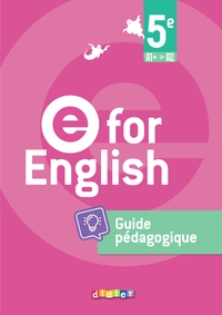 E For English - Anglais 5e - Ed. 2026 - Guide pédagogique POD