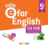 New E for English 5e, Clé USB classe