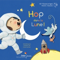 Hop, dans la Lune ! - livre-CD