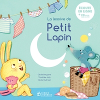 CONTES MUSICAUX PETIT FORMAT - T19 - LA LESSIVE DE PETIT LAPIN, LIVRE-CD