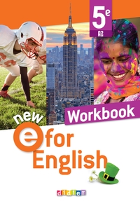 New E for English 5e, Cahiers d'activités