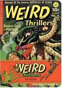 Weird Thrillers Notebook /anglais