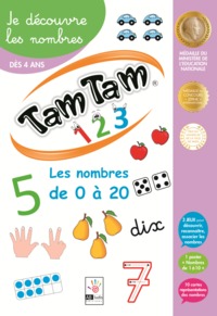 Tam Tam 1,2,3 - Je découvre les nombres - Coffret