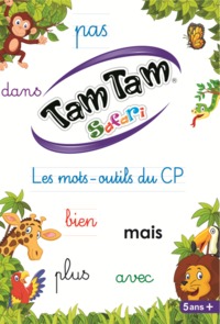 TAM TAM SAFARI - LES MOTS-OUTILS DU CP - JEU DE LECTURE