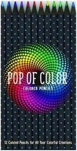 Pop of Color 12 Colored Pencils /anglais