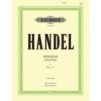 GEORGE FREDERIQUE HANDEL : SONATAS N 1-3 SONATEN N 1-3 - FLUTE & PIANO