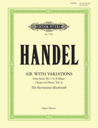 AIR WITH VARIATIONS THE HARMONIOUS BLACKSMITH PIANO