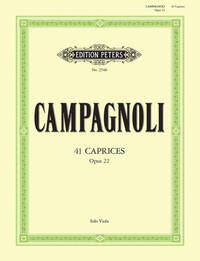 41 CAPRICES OP.22 FOR SOLO VIOLA ALTO