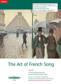 ART OF FRENCH SONG 1 MEZZO CHANT