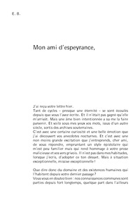 Mon ami d'espeyrance