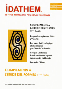 IDATHEM N 11 - COMPLEMENTS A L'ETUDE DES FORMES 11 EME PARTIE