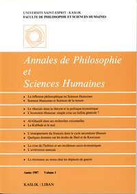 Annales de philosophie et sciences humaines (tome 1, tome2 et tome3)