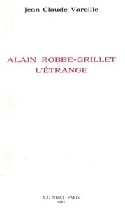 ALAIN ROBBE-GRILLET L'ETRANGE