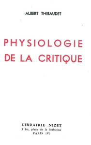 PHYSIOLOGIE DE LA CRITIQUE