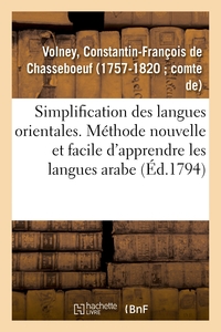 Simplification des langues orientales