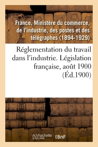 MINISTERE DU COMMERCE, DE L'INDUSTRIE, DES POSTES ET DES TELEGRAPHES. DIRECTION DE L'INDUSTRIE