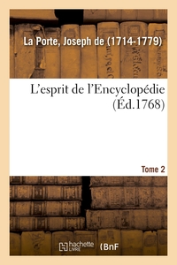 L'ESPRIT DE L'ENCYCLOPEDIE. TOME 2