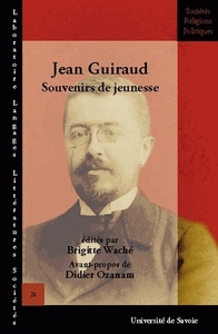JEAN GUIRAUD - SOUVENIRS DE JEUNESSE