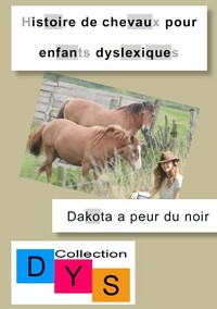 HISTOIRE DE CHEVAUX POUR ENFANTS DYSLEXIQUES - DAKOTA A PEUR DU NOIR
