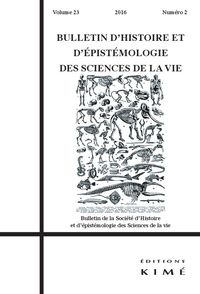 BULLETIN D'HISTOIRE ET D'EPISTEMOLOGIE 23 / 2
