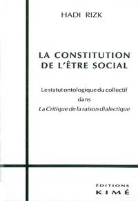 La Constitution de l'Être Social
