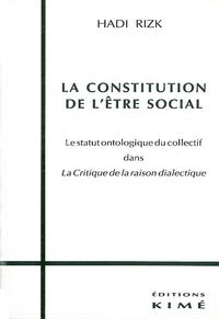 LA CONSTITUTION DE L'ETRE SOCIAL