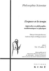 PHILOSOPHIA SCIENTIAE T. 15 / 3 2011