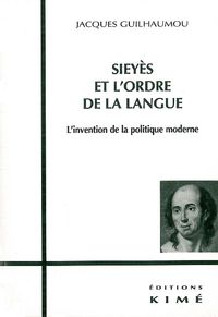 SIEYES ET L'ORDRE DE LA LANGUE