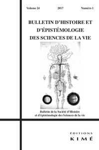 BULLETIN D'HISTOIRE ET D'EPISTEMOLOGIE 24 / 1