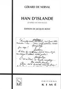 HAN D'ISLANDE - EDITION ETABLIE PAR JACQUES BONY