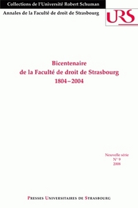 Bicentenaire de la Faculté de droit de Strasbourg, 1804-2004