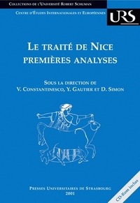 LE TRAITE DE NICE. PREMIERES ANALYSES