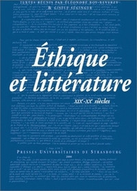 Éthique et littérature - XIXe-XXe siècles