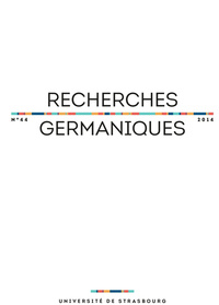 RECHERCHES GERMANIQUES, N  44/2014