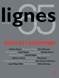 REVUE LIGNES N 65 - ETATS DE L'EXCEPTION