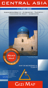 CENTRAL ASIA  1/1M75 (ROAD MAP)