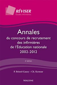 annales concours de recrutement des infirmieres de l' education nationale, 2e ed