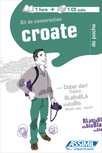CROATE DE POCHE (1 LIVRE + 1 CD AUDIO)